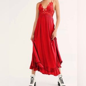 NWT Free People Adella Maxi Slip Dress